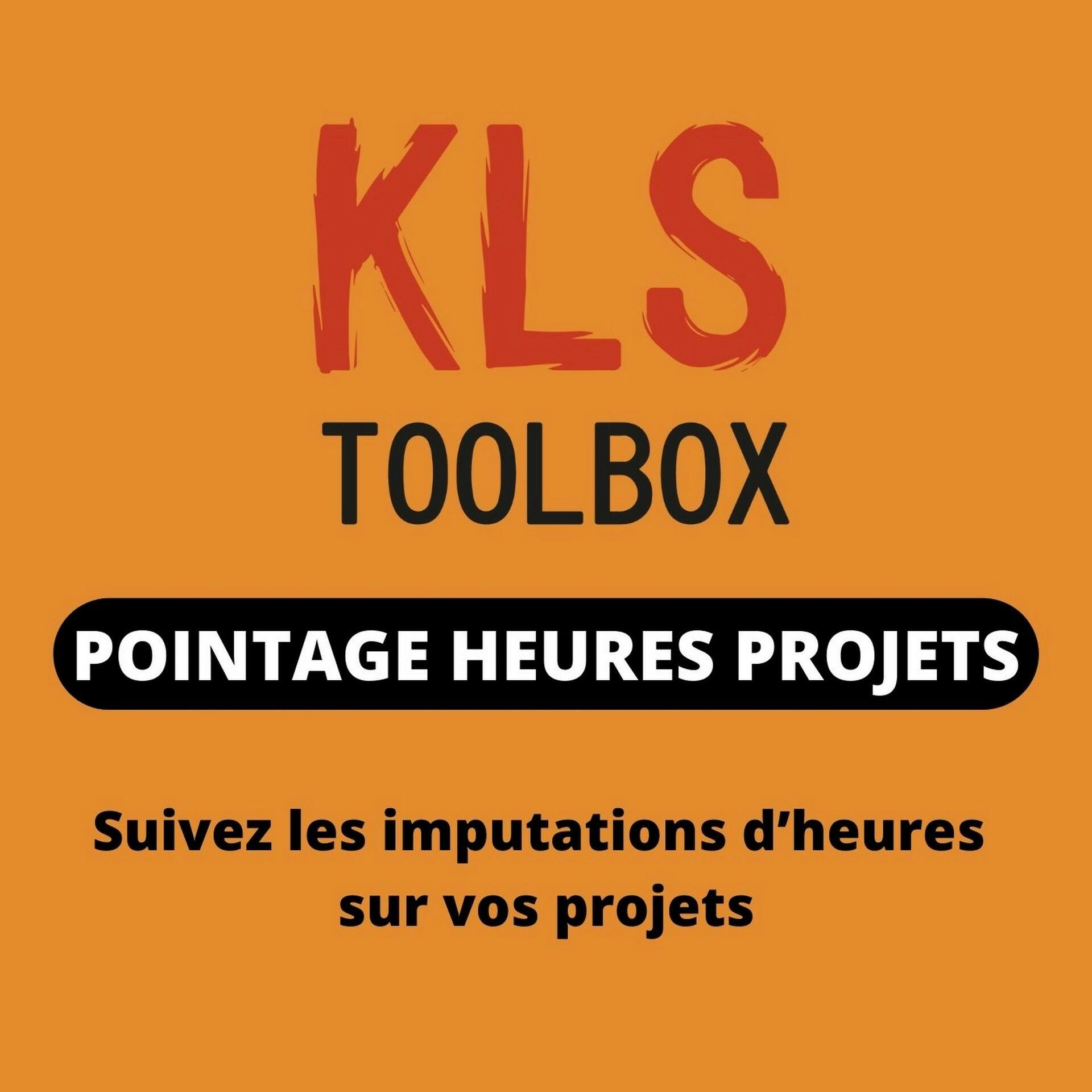 KLS Toolbox - Suivi heures projet